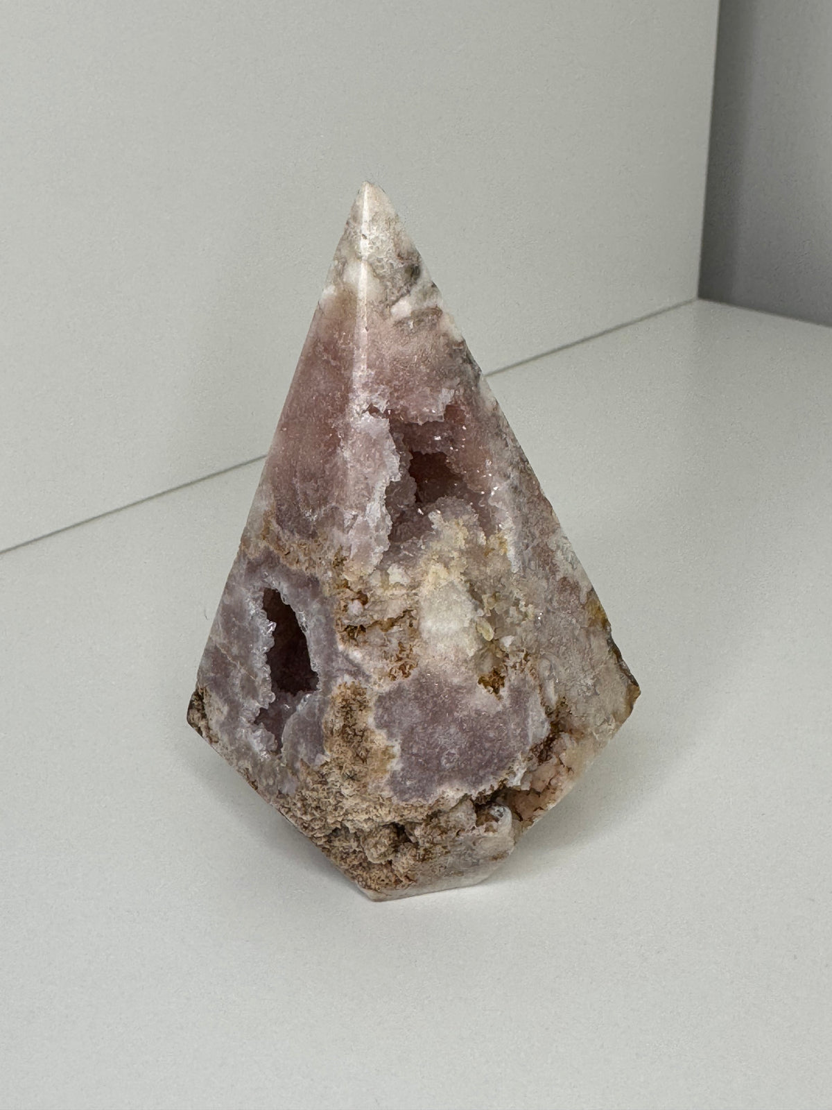 Pink Amethyst Large Obelisk Pyramid