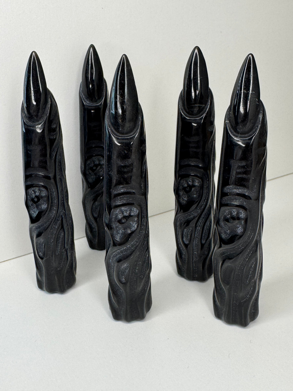 Black Obsidian Witch Fingers