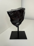 Black Obsidian on stand
