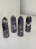 Amethyst Chevron Tower Points