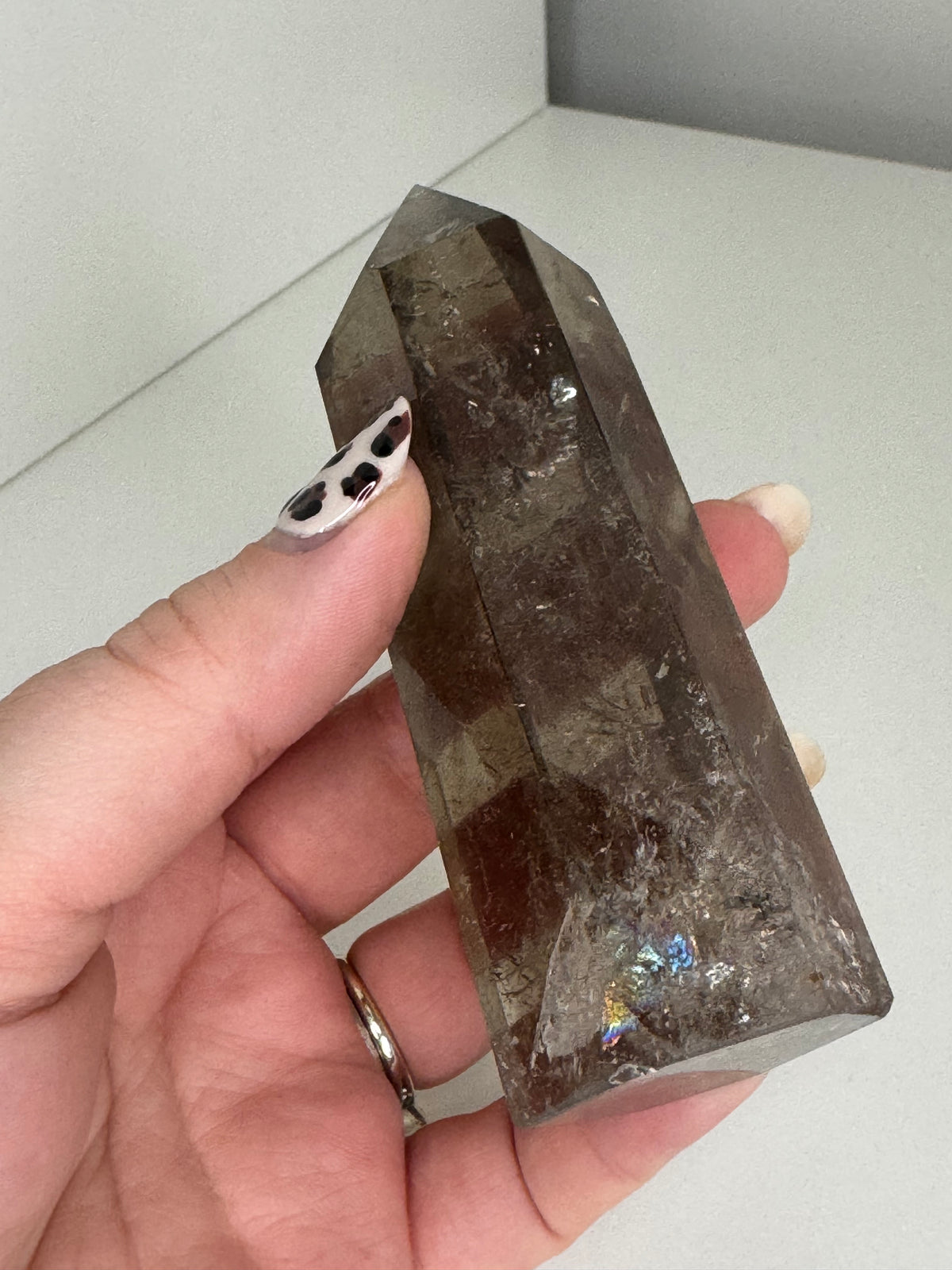 Smoky Quartz Point Large