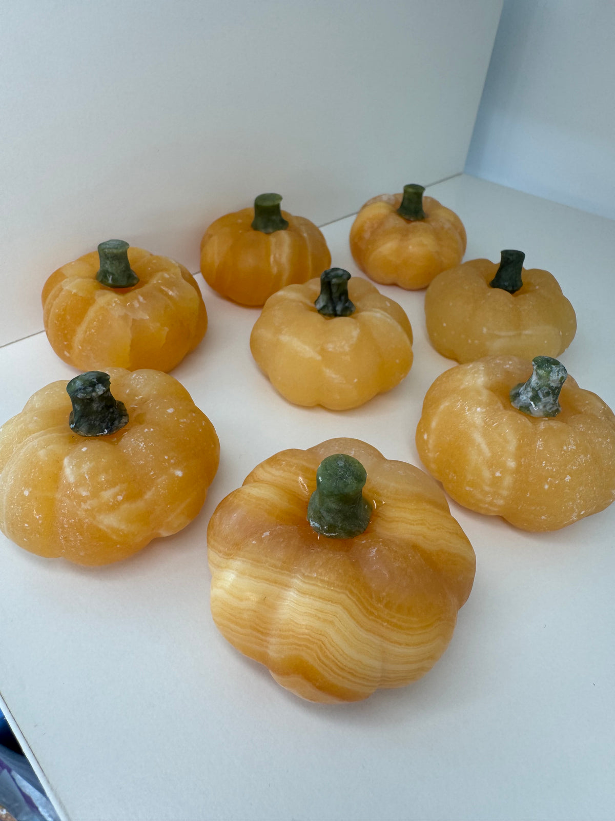 Yellow Calcite Large Pumpkins