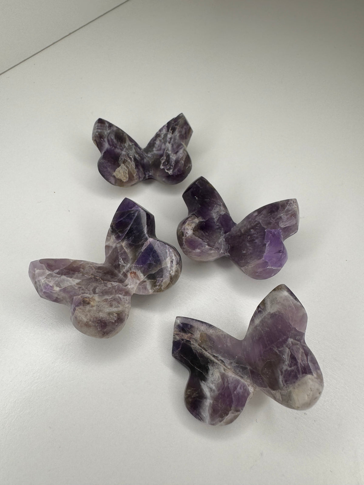 Amethyst Chevron 3D Butterfly