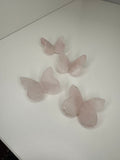 Rose Quartz 3D Butterfly