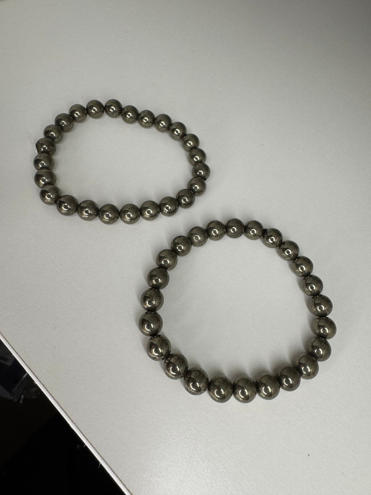 Pyrite Bead Bracelets