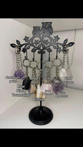 Mixed raw/rough crystals Keyring (1pc)
