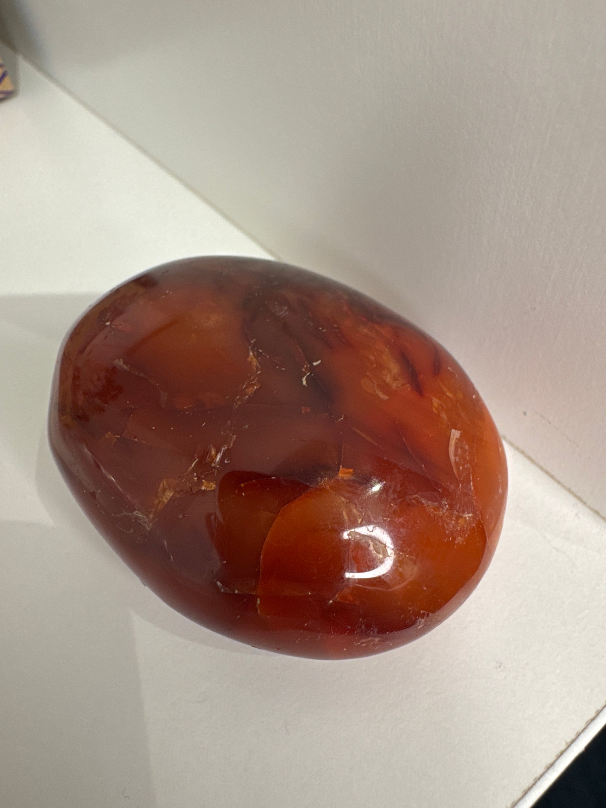 Carnelian Palm Stone