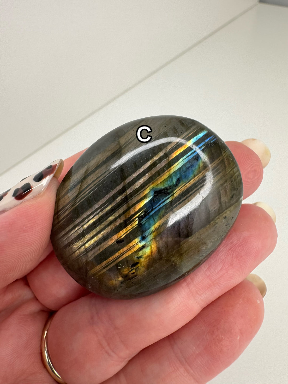 Labradorite Palm Stones