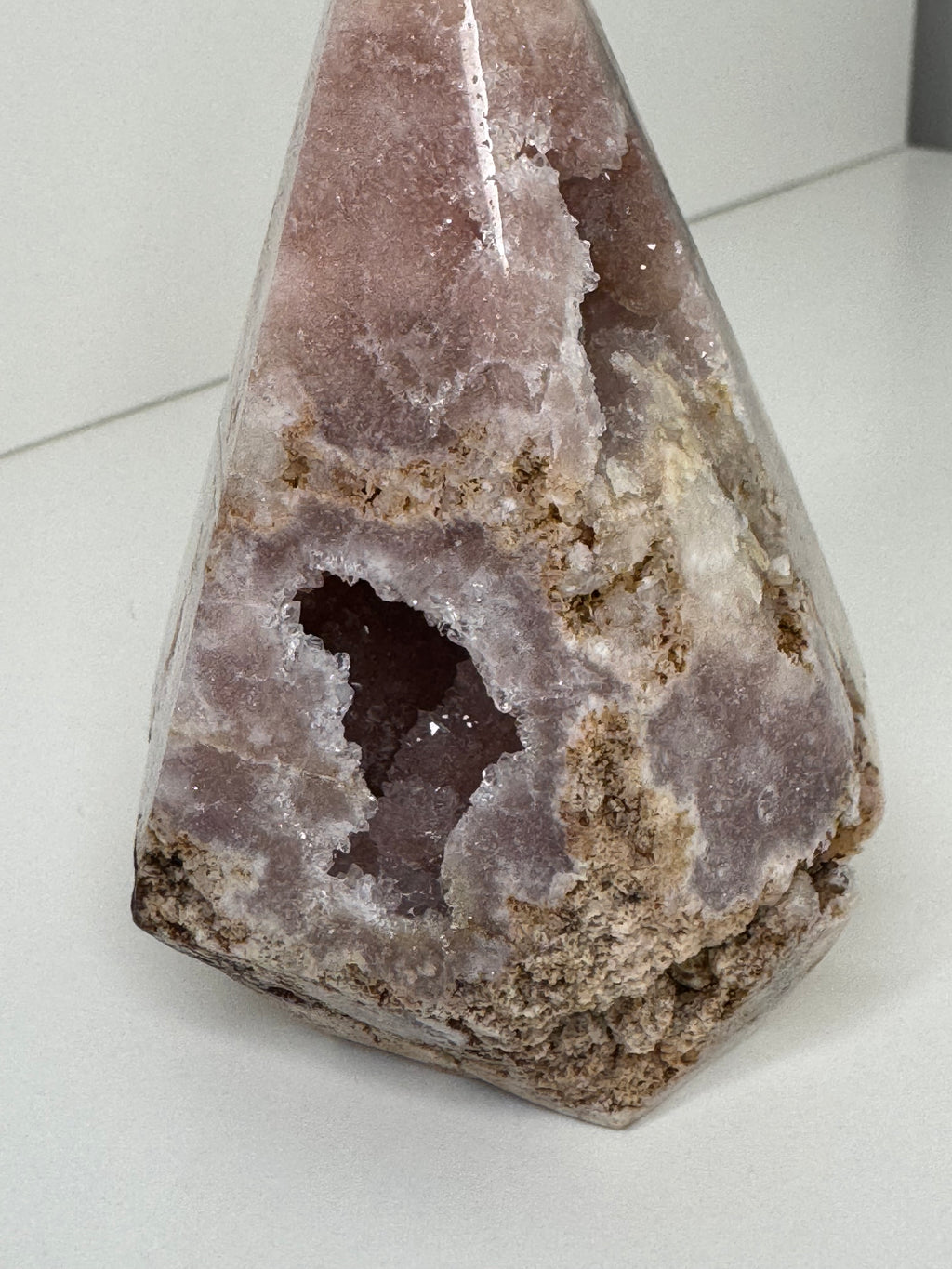 Pink Amethyst Large Obelisk Pyramid