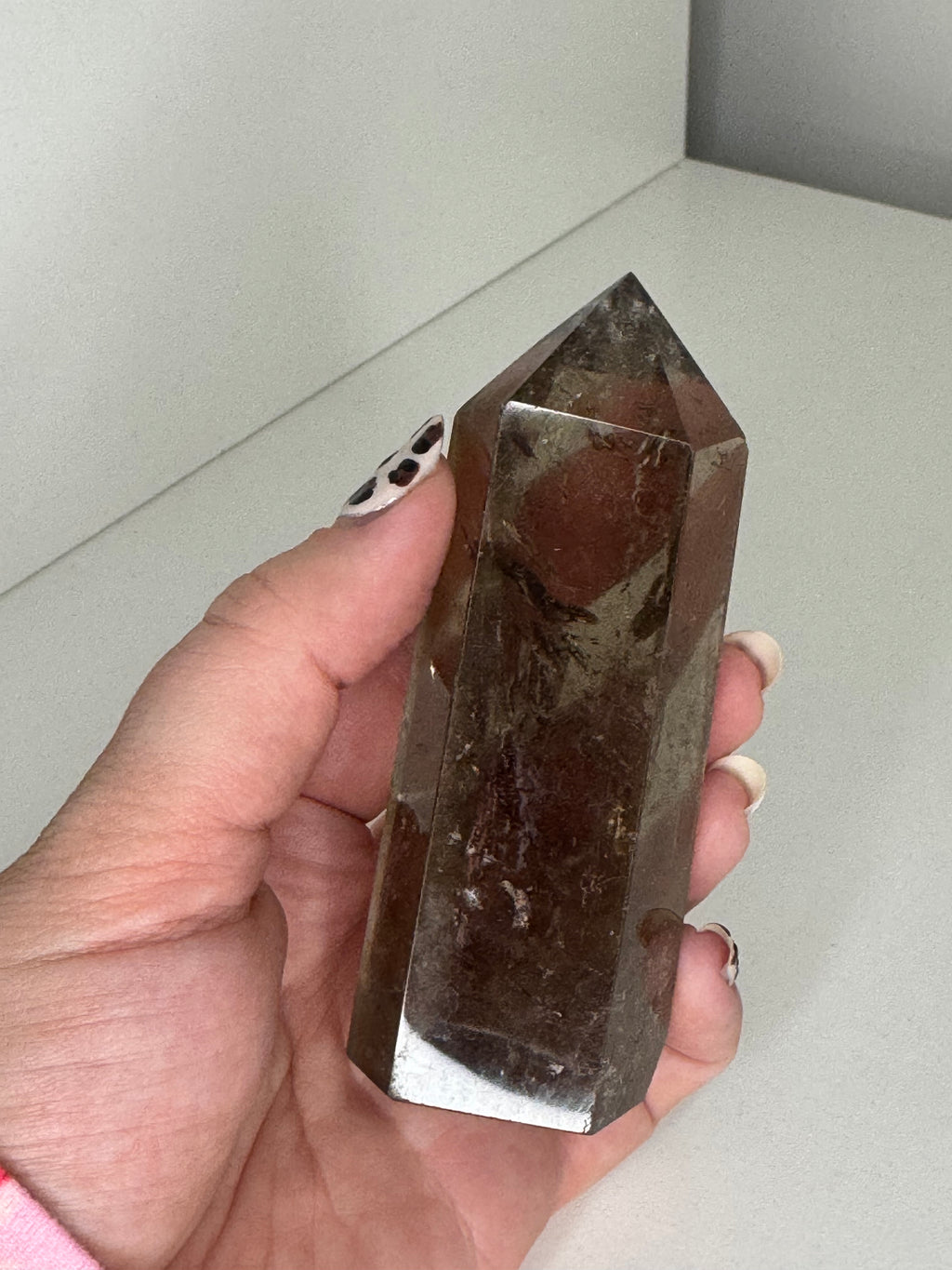 Smoky Quartz Point Large