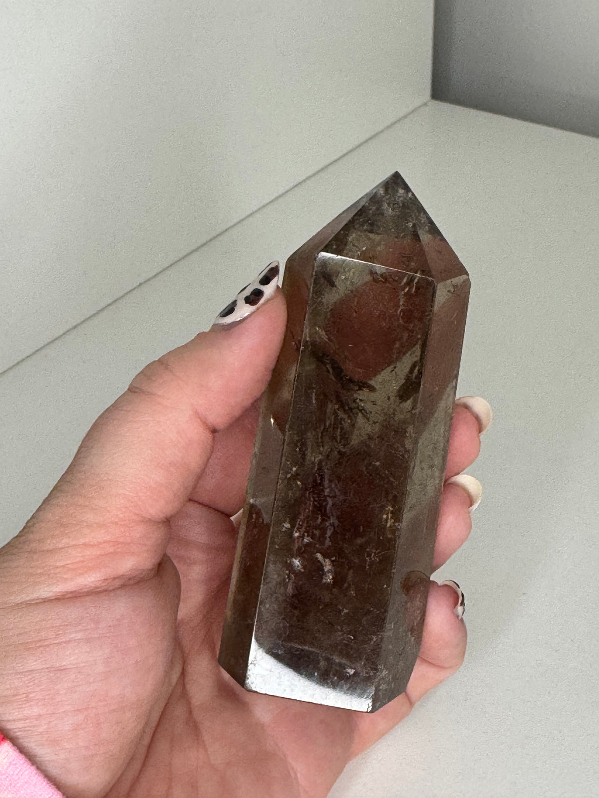 Smoky Quartz Point Large
