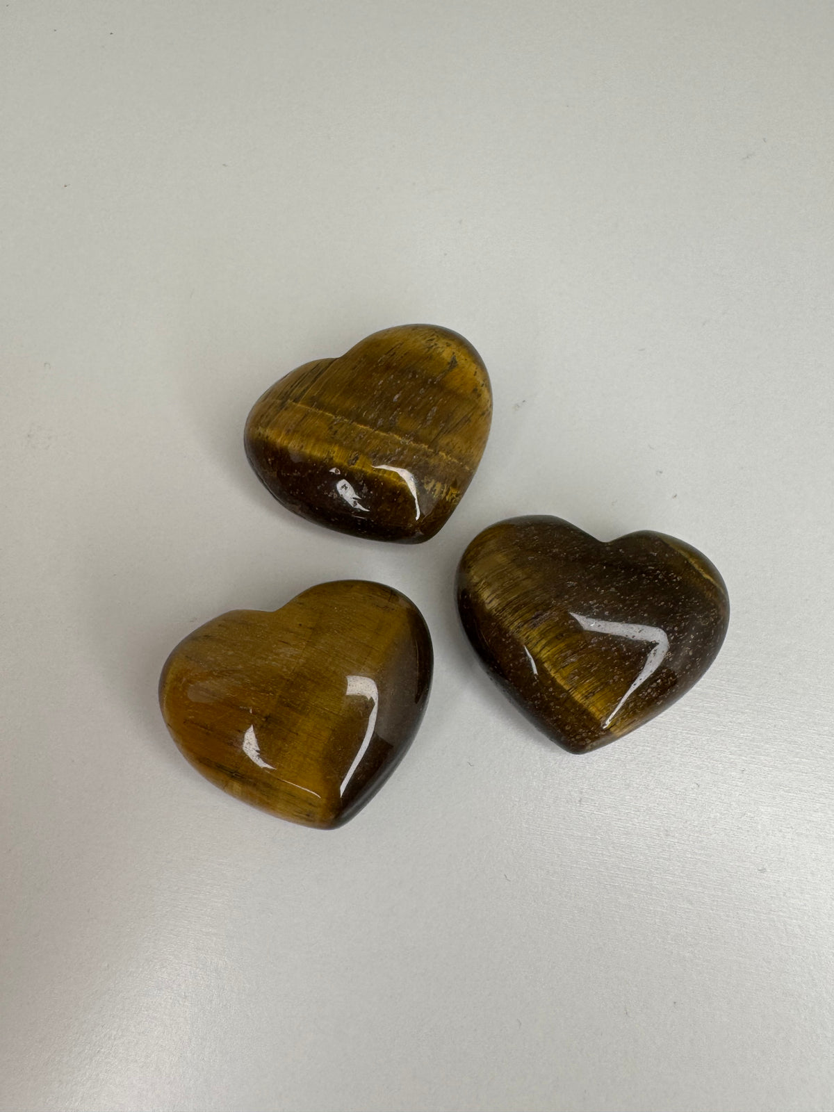 Tigers Eye Heart Small