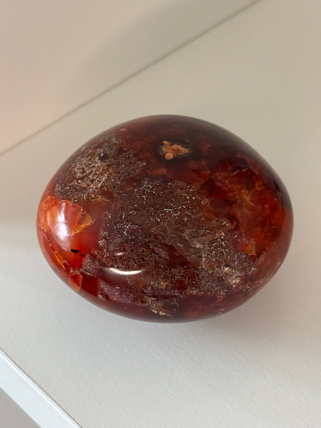 Carnelian Large Palm Stone