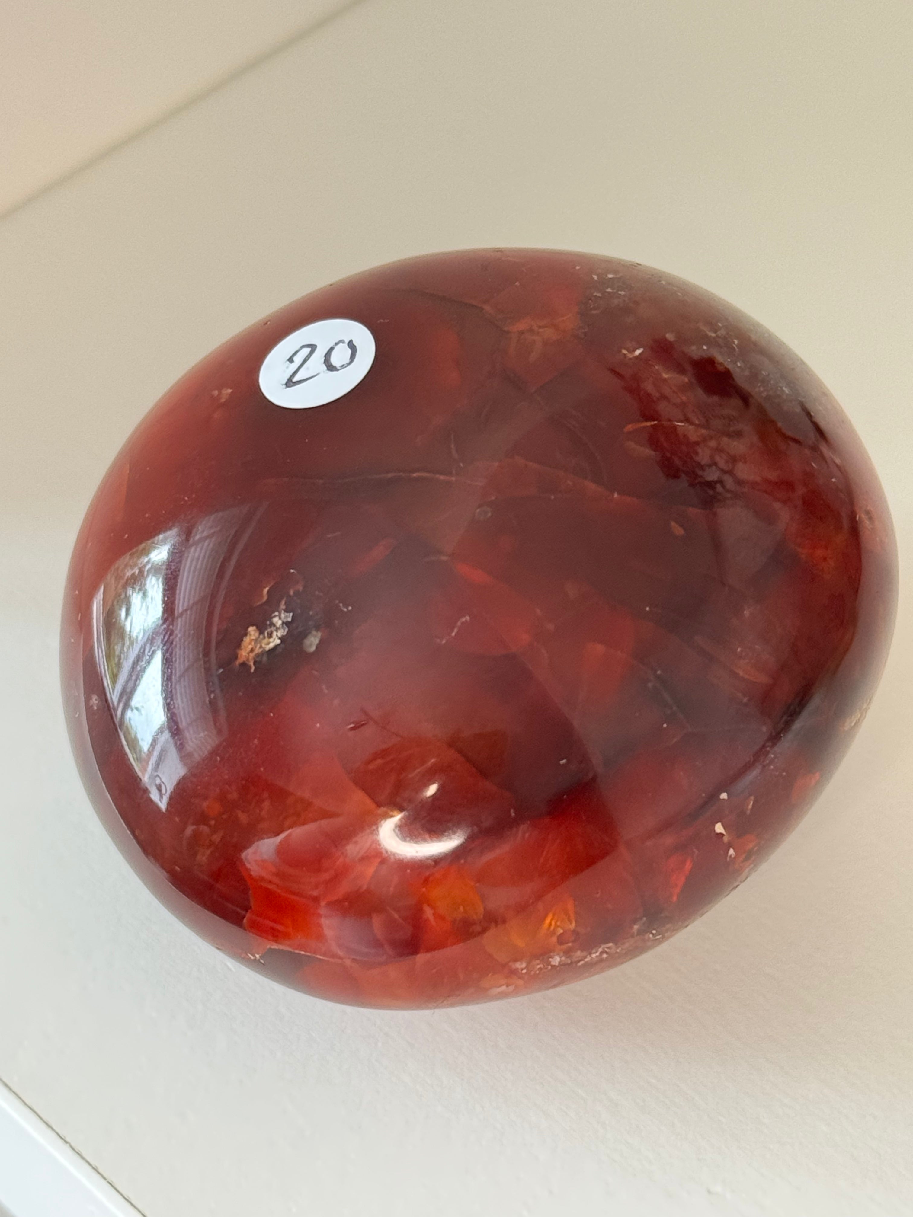 Carnelian Large Palm Stone